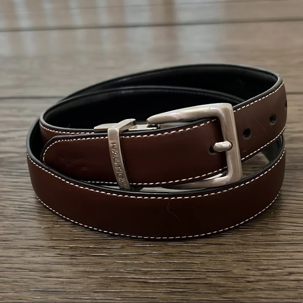 Boys Nautica reversible belt
